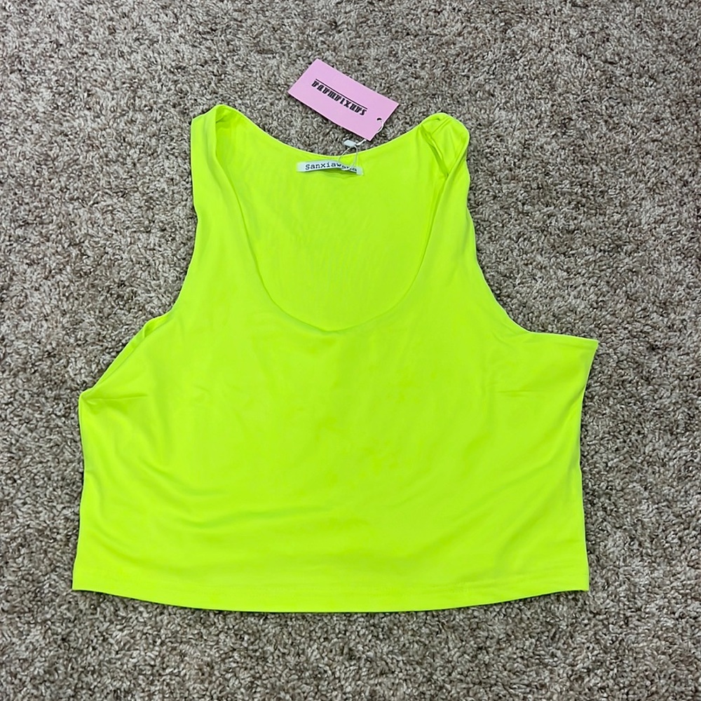 Neon yellow top